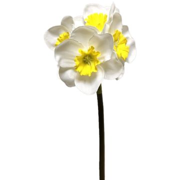 Narciso artificiale SEPUNY, giallo crema, 40 cm