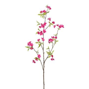 Ramo artificiale di fiori di pero SLOFEN con fiori, cerise, 115 cm