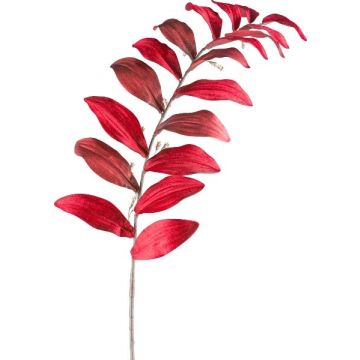 Ramo artificiale Sigillo di Salomone PRIHON con fiori, rosso rubino, 120cm