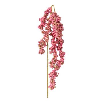 Ramo artificiale di sambuco FAVLER, bacche, rosa, 75 cm