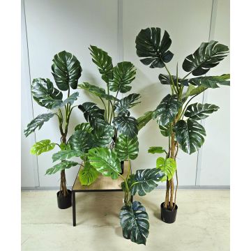 Pianta artificiale Philodendron monstera deliciosa CUNKYN in vaso decorativo, 60 cm
