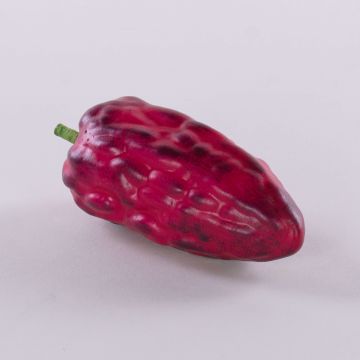 Frutta decorativa frutto del cacao FORDIHAN, viola, 13 cm
