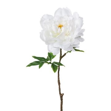 Fiore artificiale peonia GLOUT, bianco, 65 cm