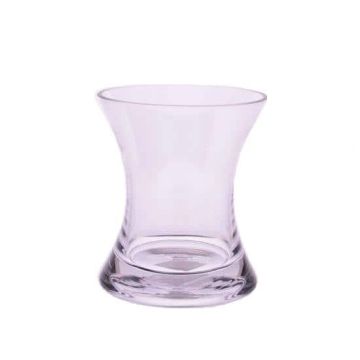 Vaso in vetro a clessidra LIZET, trasparente, 17,5 cm, Ø 15,2 cm