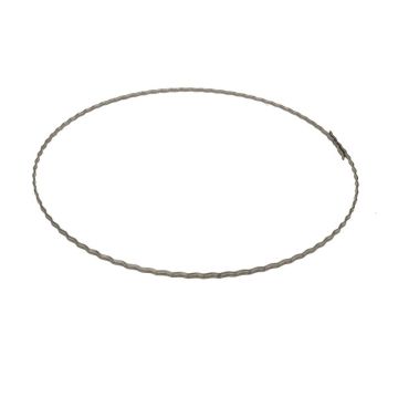Anello metallico OASIS® in filo piatto ondulato, grigio, Ø15cm