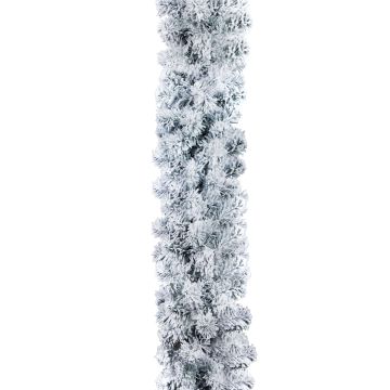 Ghirlanda di abete artificiale LARVIK, innevata, 270 cm, Ø 35 cm