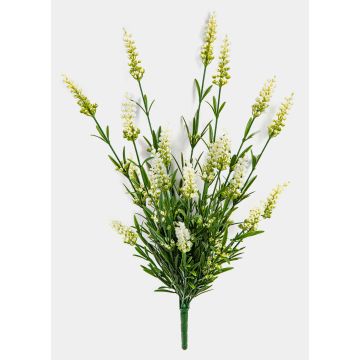 Fiore artificiale lavanda MARINA, bastoncino, crema, 50 cm
