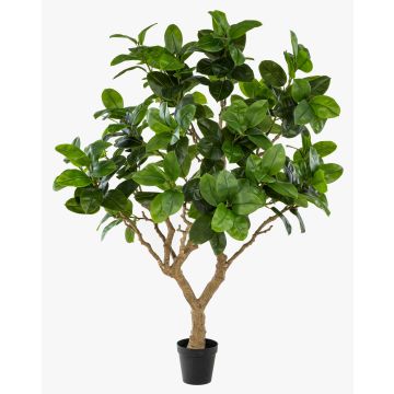 Albero della gomma artificiale BAKTIN, tronco artificiale, vaso decorativo, verde, 240 cm