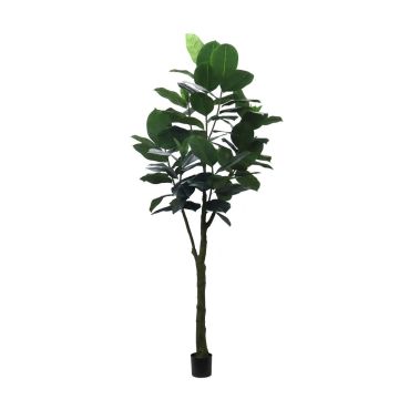 Albero della gomma artificiale BAKWEN, tronco artificiale, verde, 300 cm