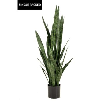 Sansevieria artificiale ELSAWU, verde, 140 cm