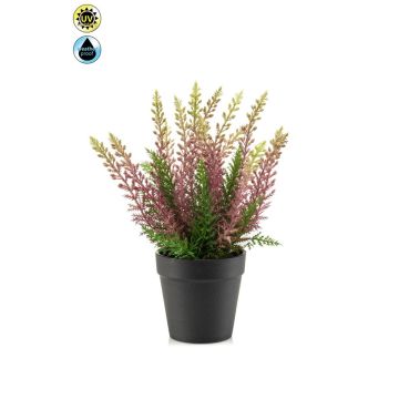 Erica artificiale ELSAWO in vaso decorativo, crossdoor, viola, 30 cm