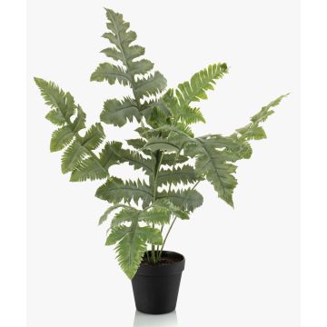 Felce artificiale Felce dorata EYMEN in vaso decorativo, verde, 60 cm