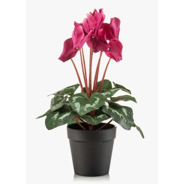 Ciclamini artificiali VERIANA in vaso decorativo, rosa, 30 cm