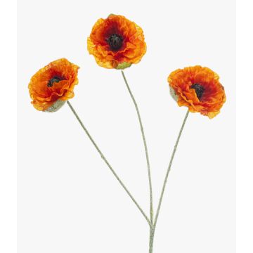 Ramo artificiale papavero WHONRA, arancione, 60 cm