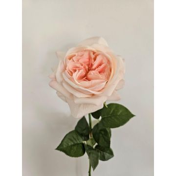 Rosa artificiale GINAKAL, rosa chiaro, 65 cm
