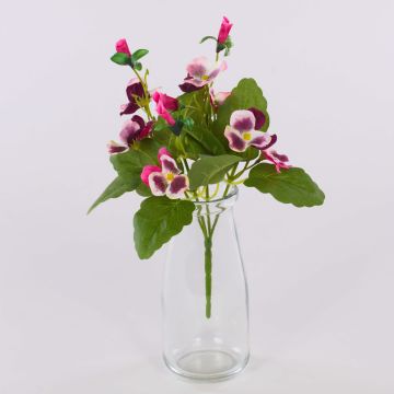 Fiore artificiale decorativo Pansé BAHNY su bastoncino, rosa-bianco, 22 cm Fiore artificiale decorativo Pansé BAHNY su bastoncino, rosa-bianco, 22 cm