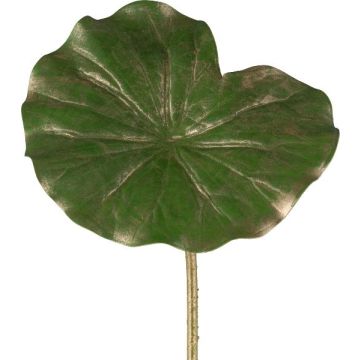 Foglia artificiale ninfea MINDA, verde-oro, 70 cm