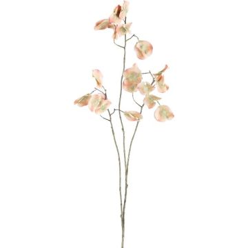 Ramo artificiale di pisello odoroso SAJIN, verde pesca, 100 cm