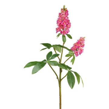 Ramo artificiale Castagno KLARHO con fiori, rosa scuro, 95 cm