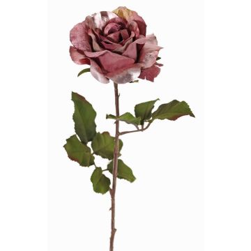 Rosa di velluto SINDALA, lilla antico, 60cm, Ø12cm Rosa di velluto SINDALA, lilla antico, 60cm, Ø12cm
