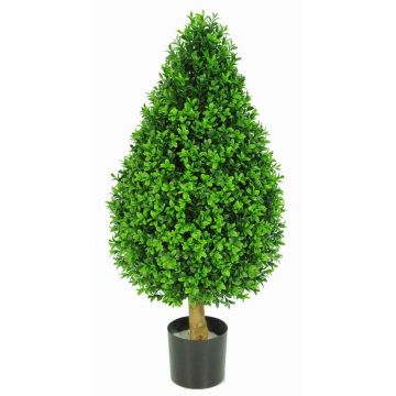Cono di bosso artificiale TOM, zona trasversale, tronco reale, 80cm