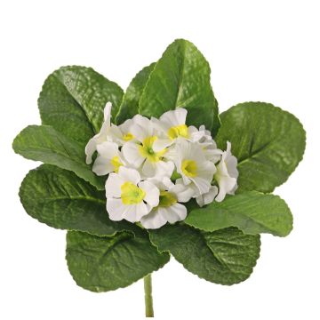 Primula artificiale SUNDARA su stelo, bianco, 20cm, Ø4cm