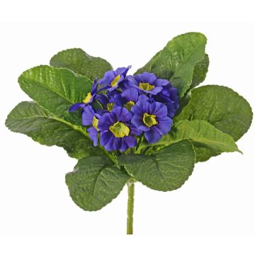 Primula artificiale SUNDARA su stelo, blu, 20cm, Ø4cm