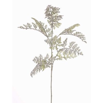 Ramo artificiale di artemisia EUFEMIA, bianco-verde, 100cm