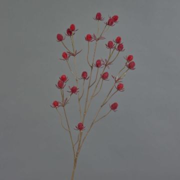 Cardo di plastica LOUKAS, rosso, 70cm, Ø1,5cm