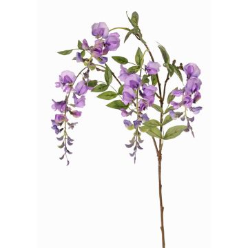 Ramo artificiale di wisteria SOULA con fiori, viola, 80cm, Ø7-8cm Ramo artificiale di wisteria SOULA con fiori, viola, 80cm, Ø7-8cm
