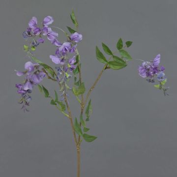 Ramo artificiale di wisteria SOULA con fiori, viola, 80cm