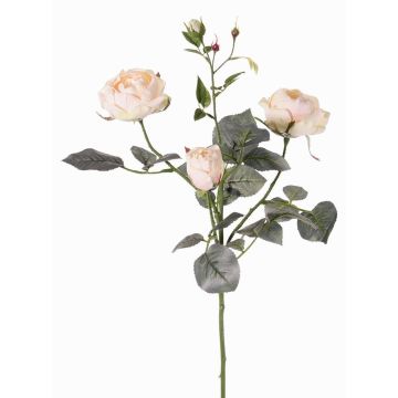 Ramo di rose artificiali DIAMANTIS, rosa tenue, 75cm