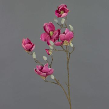 Magnolia artificiale KOSTAS, rosa, 80cm, Ø5-8cm