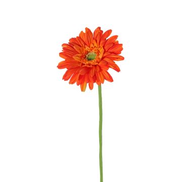 Gerbera artificiale HELLI, arancione, 65cm, Ø12cm