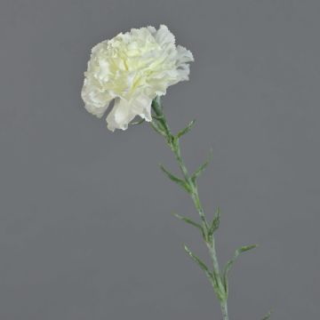Garofano artificiale NIRUSHA, bianco, 65cm
