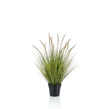 Erba di pennisetum artificiale YWAIN con pannocchie, beige-verde, 85cm