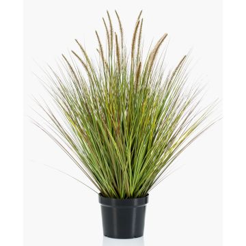 Erba di pennisetum artificiale YWAIN con pannocchie, beige-verde, 100cm Erba di pennisetum artificiale YWAIN con pannocchie, beige-verde, 100cm