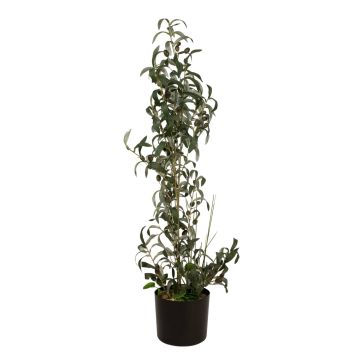 Cespuglio di olivo artificiale LEANDRU con frutti, verde, 105cm Cespuglio di olivo artificiale LEANDRU con frutti, verde, 105cm