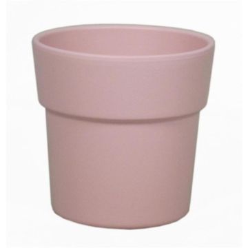 Vaso per orchidee MARIVAN, ceramica, rosa chiaro opaco, 12,5 cm, Ø13,5 cm