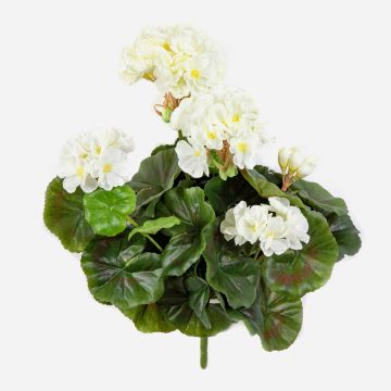 Geranio artificiale CAPH su stelo, bianco, 30cm