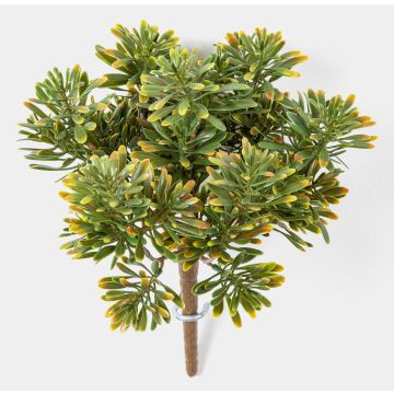 Crossostephium artificiale KARAHNI su stelo, verde-arancione, 20cm