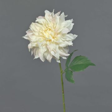 Dahlia artificiale NATSU, crema, 60cm