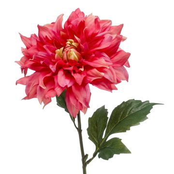 Dahlia artificiale NATSU, rosa-fucsia, 60cm