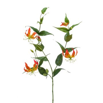 Gloriosa WARIS artificiale arancione-giallo, 120cm