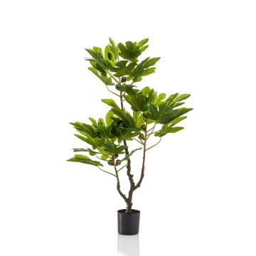Albero di fico finto TAPIWA con frutti, tronco artificiale, verde, 95cm