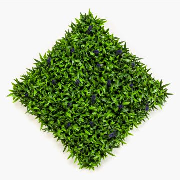 Tappeto / Siepe di lavanda artificiale DECAN, zona trasversale, verde, 50x50cm