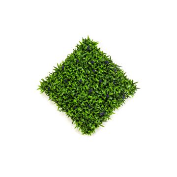 Tappeto / Siepe di lavanda artificiale DECAN, zona trasversale, verde, 50x50cm