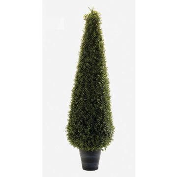 Piramide artificiale di bosso TOM in vaso decorativo, zona trasversale, 135cm Piramide artificiale di bosso TOM in vaso decorativo, zona trasversale, 135cm