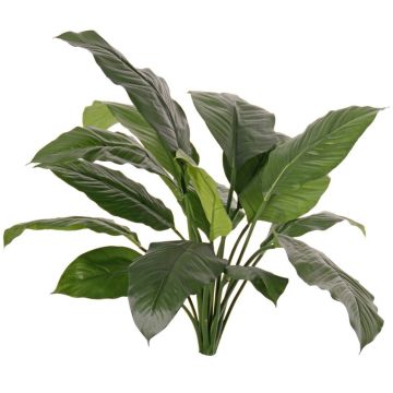 Pianta artificiale Spathiphyllum PLAKIAS, difficilmente infiammabile, bastoncino, verde, 90 cm