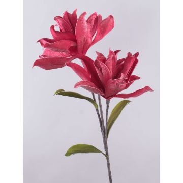 Camelia di plastica MUNIR con glitter, rosso porpora, 110cm, Ø30cm Camelia di plastica MUNIR con glitter, rosso porpora, 110cm, Ø30cm